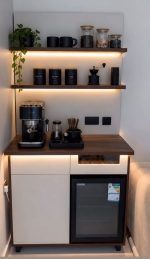 Coffee Corner Units in Qatar | Modern Home Coffee Bar - Image 8