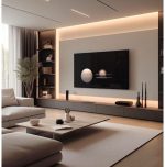 Modern TV Cabinet & Media Wall Unit in Qatar - Image 9