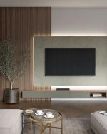 Modern TV Cabinet & Media Wall Unit in Qatar - Image 7