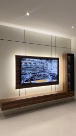 Modern TV Cabinet & Media Wall Unit in Qatar - Image 8