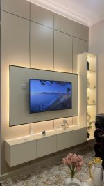 Modern TV Cabinet & Media Wall Unit in Qatar